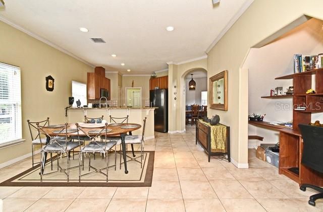 Dining room, Interior, Kitchen, Recessed Lighting