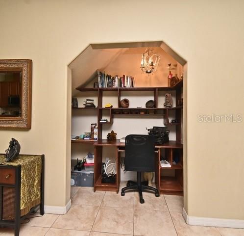 Chandelier, Home Office, Interior