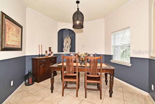Dining room, Interior, Pendant Lights