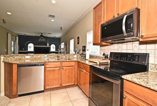 Interior, Kitchen, Recessed Lighting
