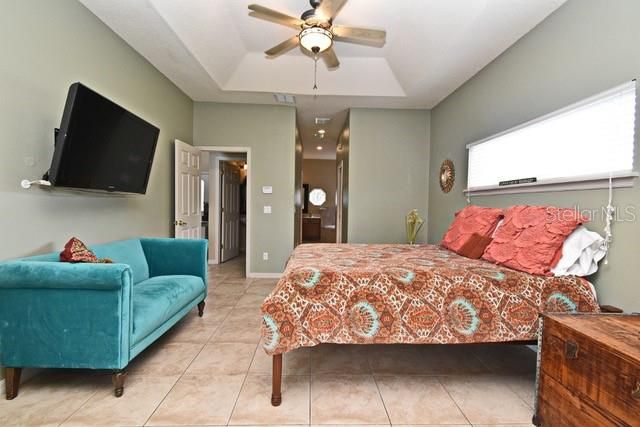 Bedroom, Interior, Recessed Lighting