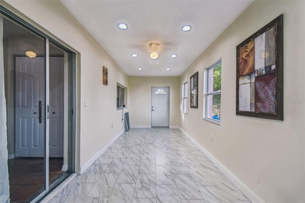 Interior, Marble, Recessed Lighting