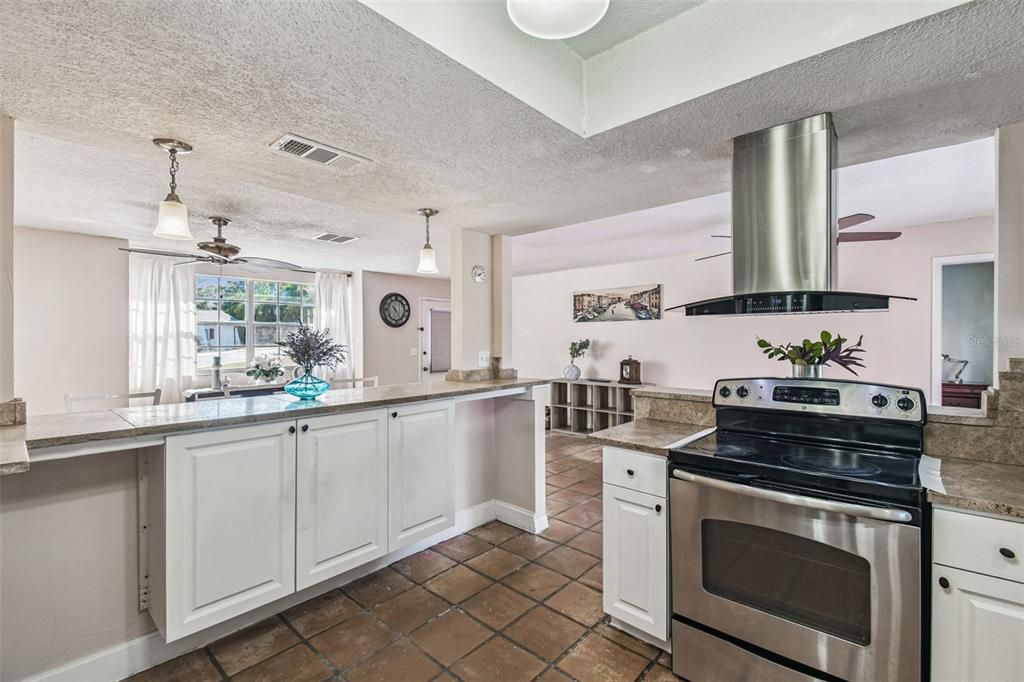 Interior, Kitchen, Pendant Lights, Stainless Steel Appliances