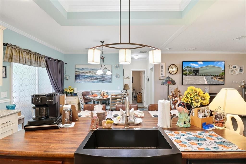 Dining room, Interior, Pendant Lights