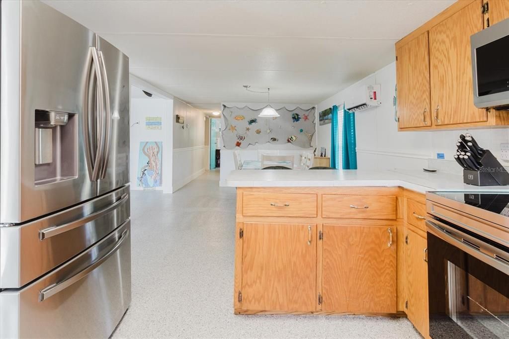 Interior, Kitchen, Pendant Lights, Stainless Steel Appliances
