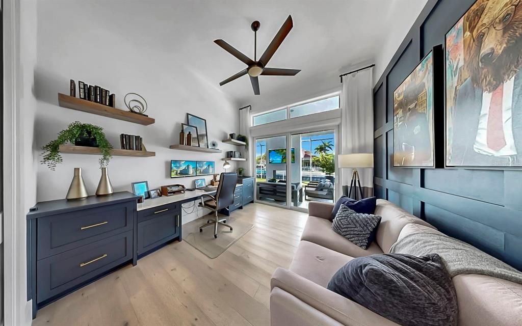 Home Office, Interior, Living room, Wood Texture Flooring
