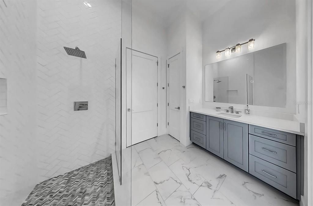 Bathroom, Dual Sink Vanities, Interior, Marble