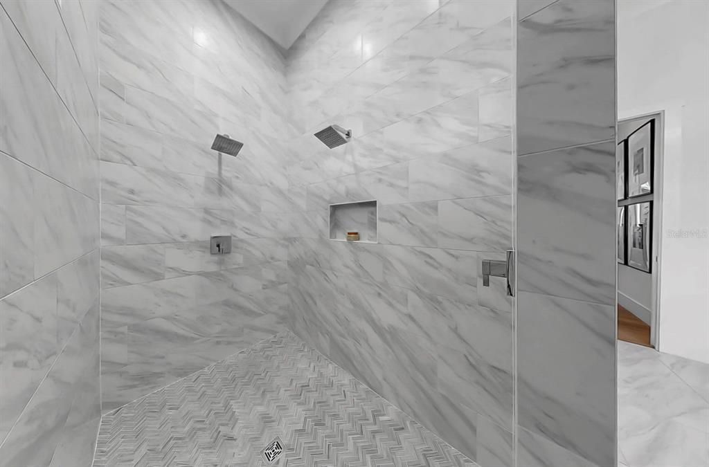 Bathroom, Interior, Marble Walls