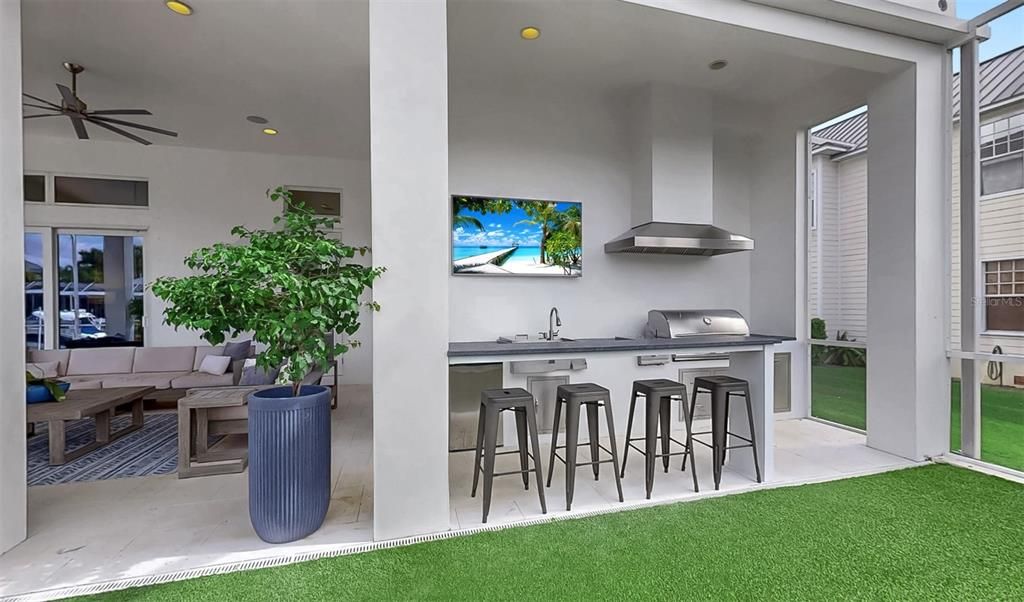 Exterior, Outdoor Kitchen