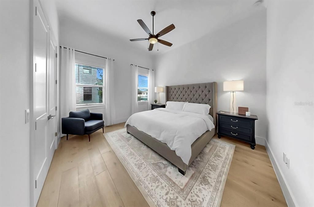 Bedroom, Interior, Wood Texture Flooring