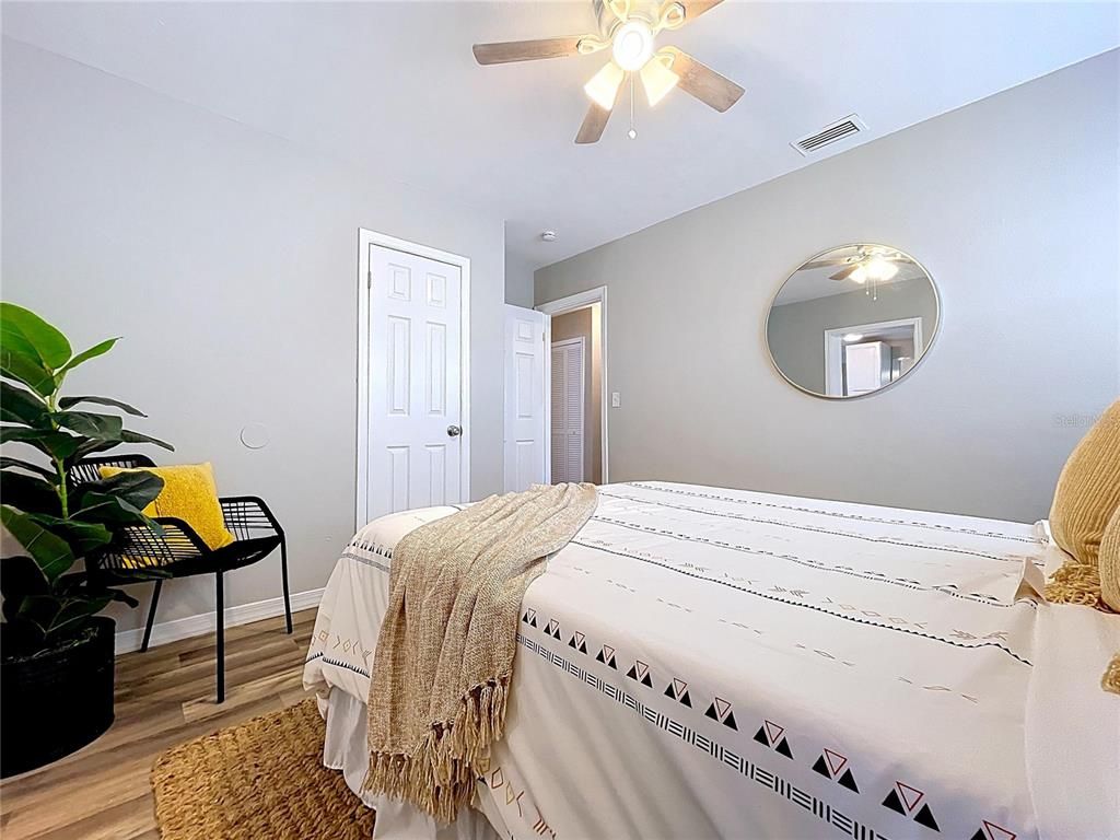 Bedroom, Interior, Wood Texture Flooring