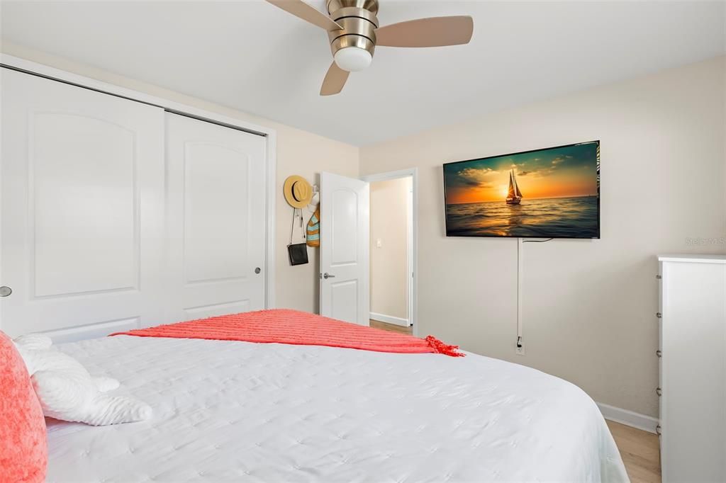 Bedroom, Interior, Wood Texture Flooring