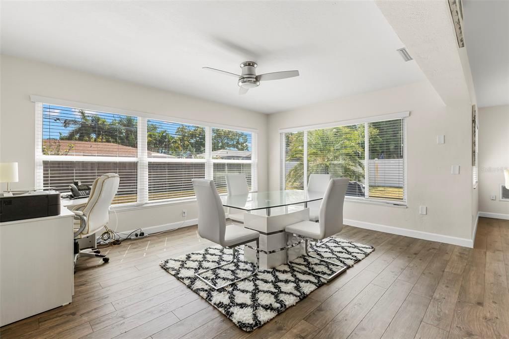 Home Office, Interior, Wood Texture Flooring