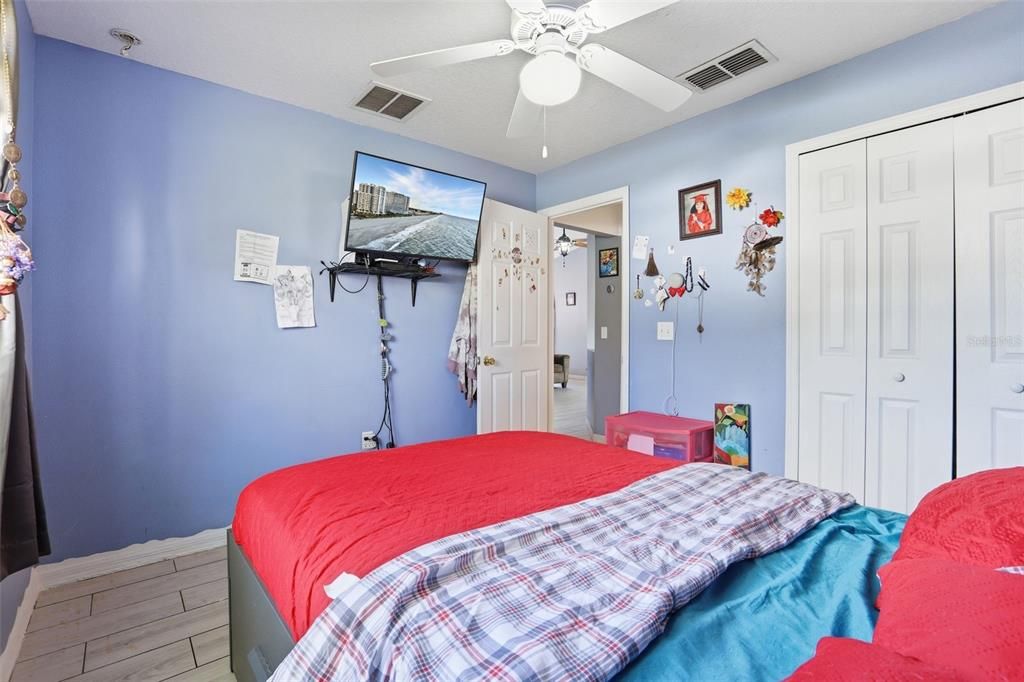 Bedroom, Interior, Wood Texture Flooring