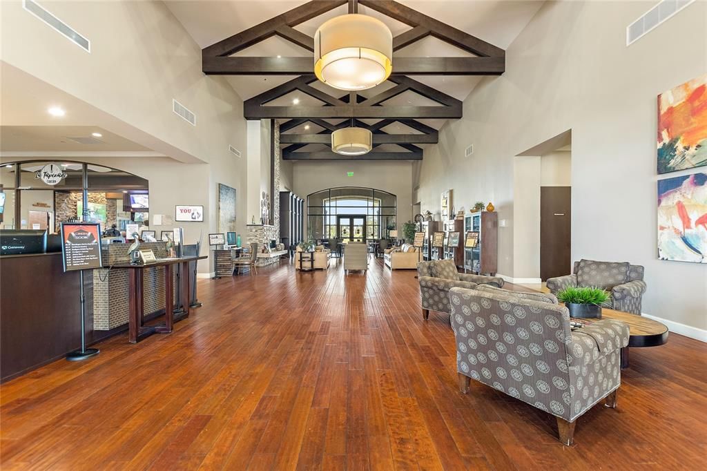 Interior, Living room, Recessed Lighting, Wooden Beams, Wood Texture Flooring
