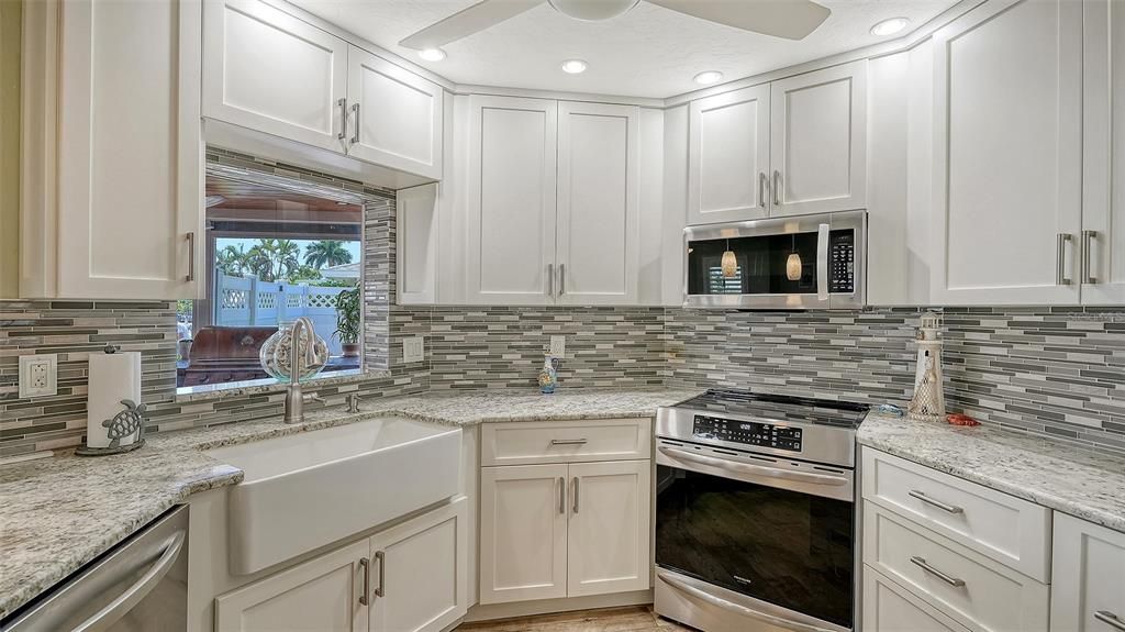 Interior, Kitchen, Recessed Lighting, Stainless Steel Appliances