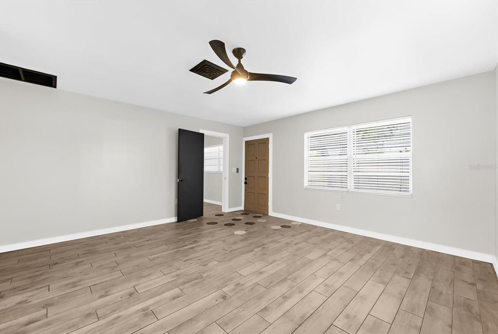 Empty room, Interior, Wood Texture Flooring