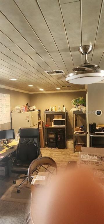 Home Office, Interior, Recessed Lighting
