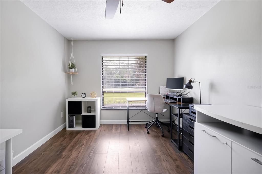 Home Office, Interior, Wood Texture Flooring