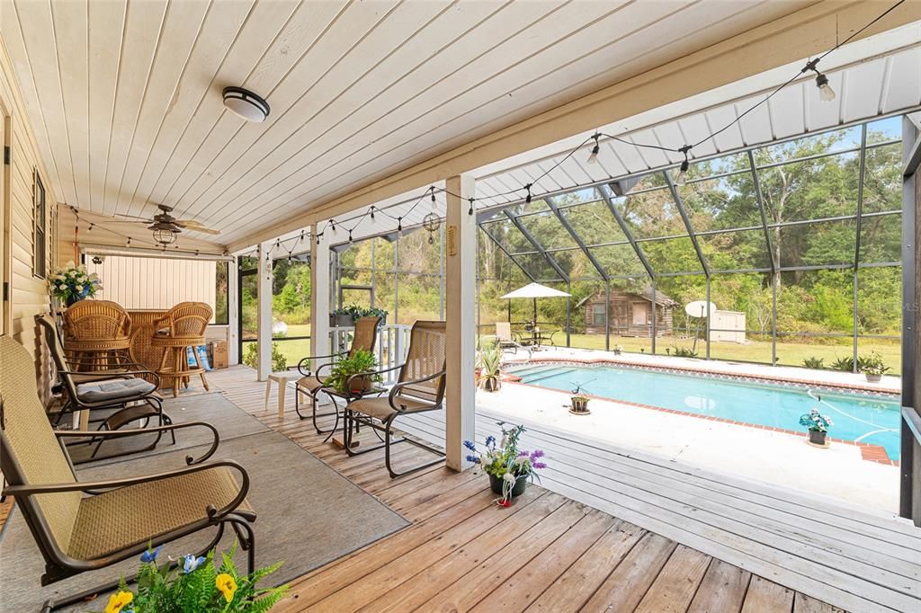 Glass Ceilings, Interior, Pool, Sun Room, Wood Texture Flooring