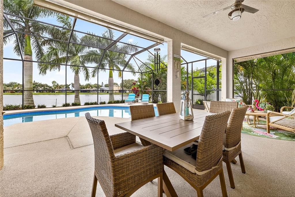 Dining room, Glass Ceilings, Interior, Pool, Sun Room, Water