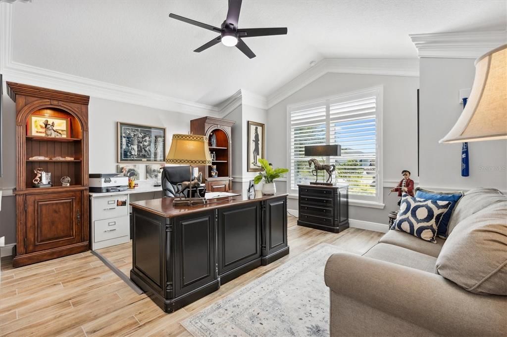 Home Office, Interior, Wood Texture Flooring