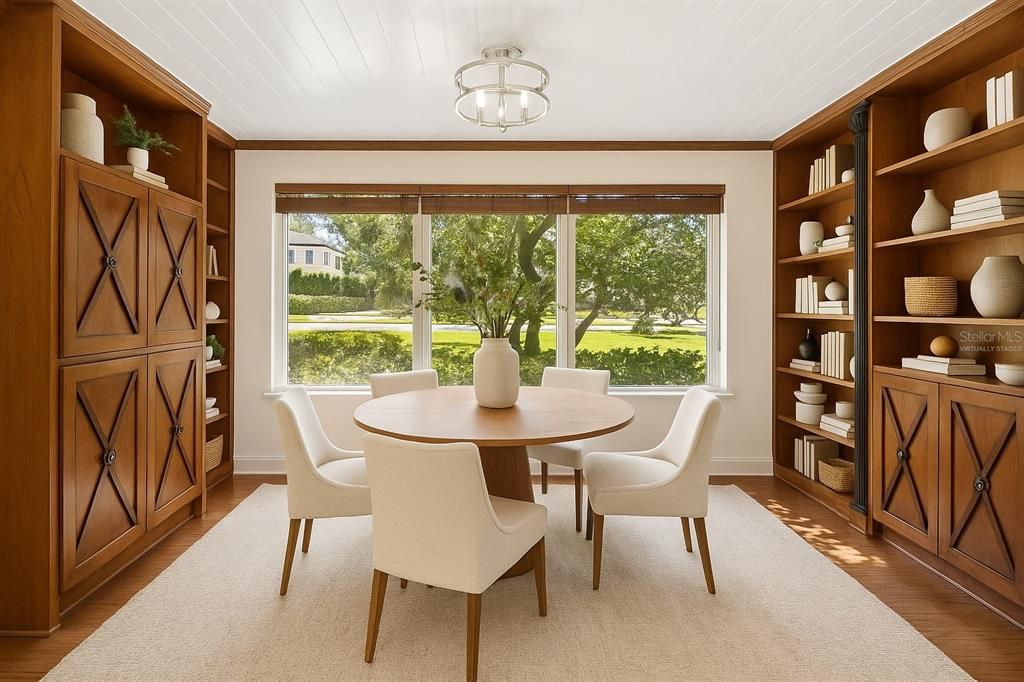 Dining room, Interior, Wood Texture Flooring