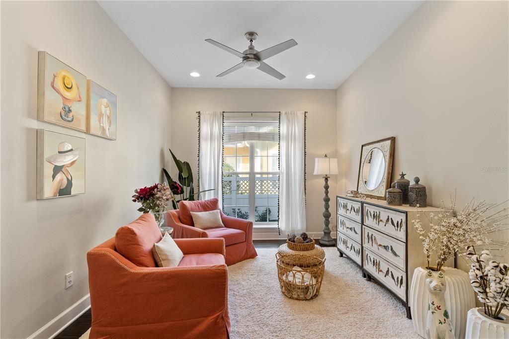 Interior, Living room, Recessed Lighting