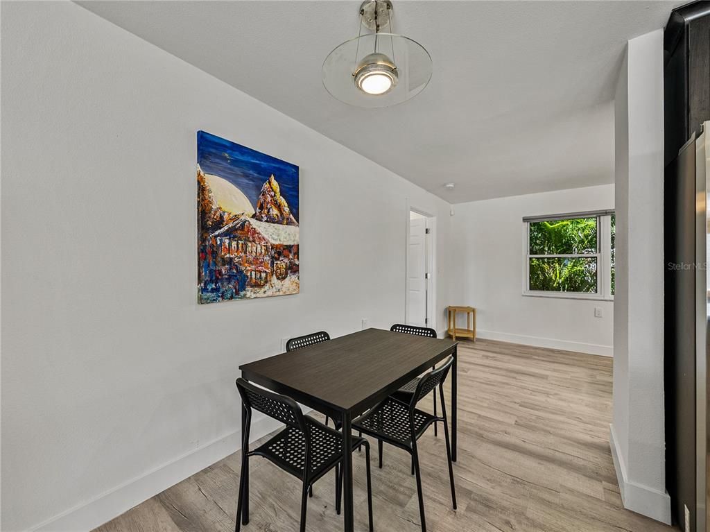 Dining room, Interior, Wood Texture Flooring