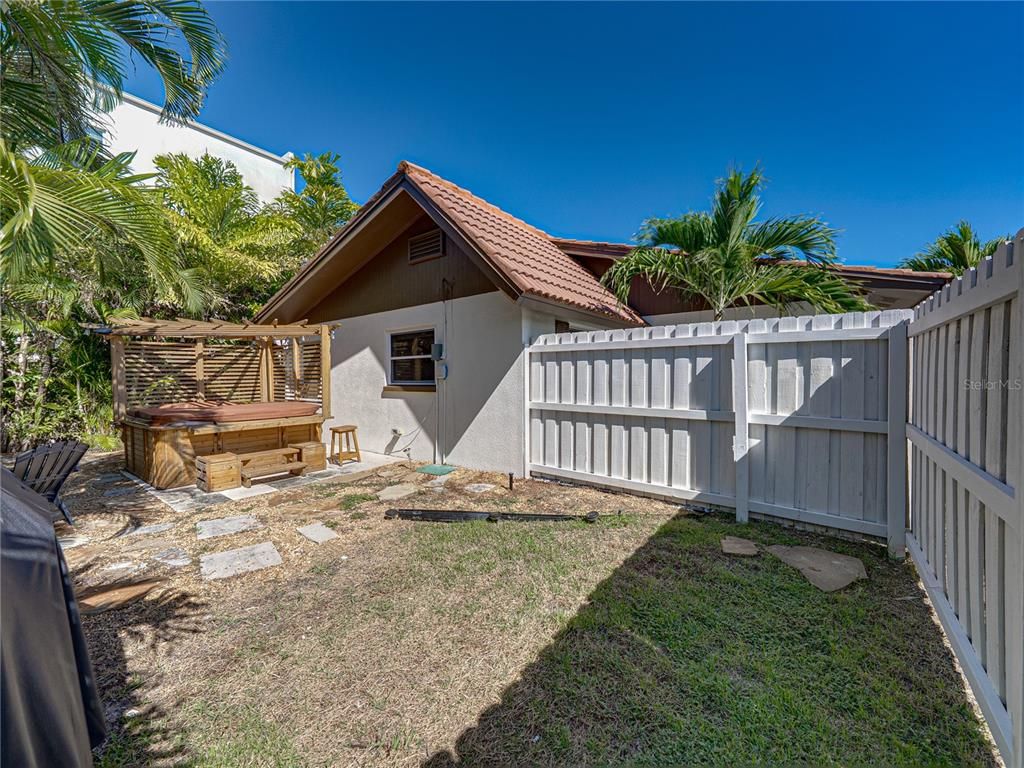 Backyard, Exterior, Hot Tub