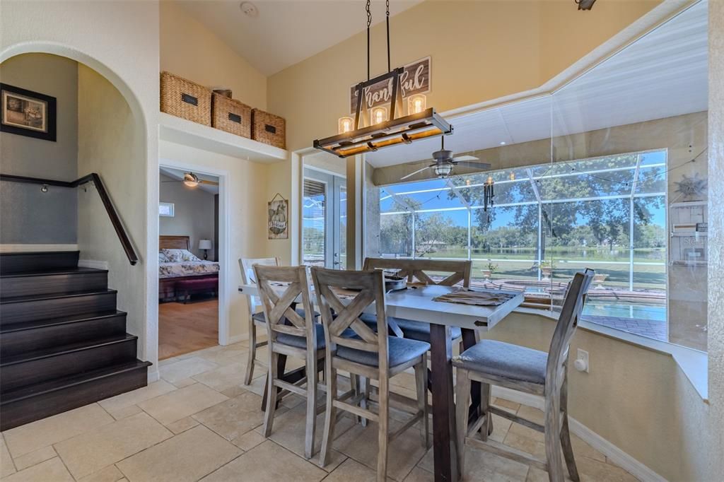 Dining room, Interior, Pendant Lights