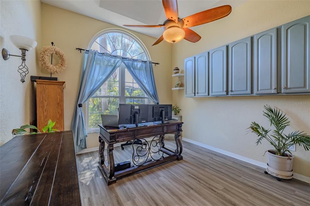 Home Office, Interior, Wood Texture Flooring