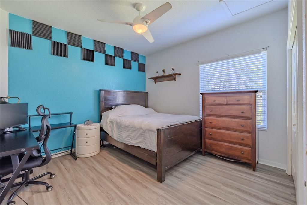 Bedroom, Home Office, Interior, Wood Texture Flooring