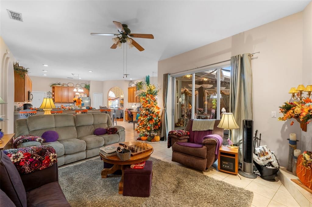 Dining room, Interior, Kitchen, Living room, Pendant Lights, Recessed Lighting