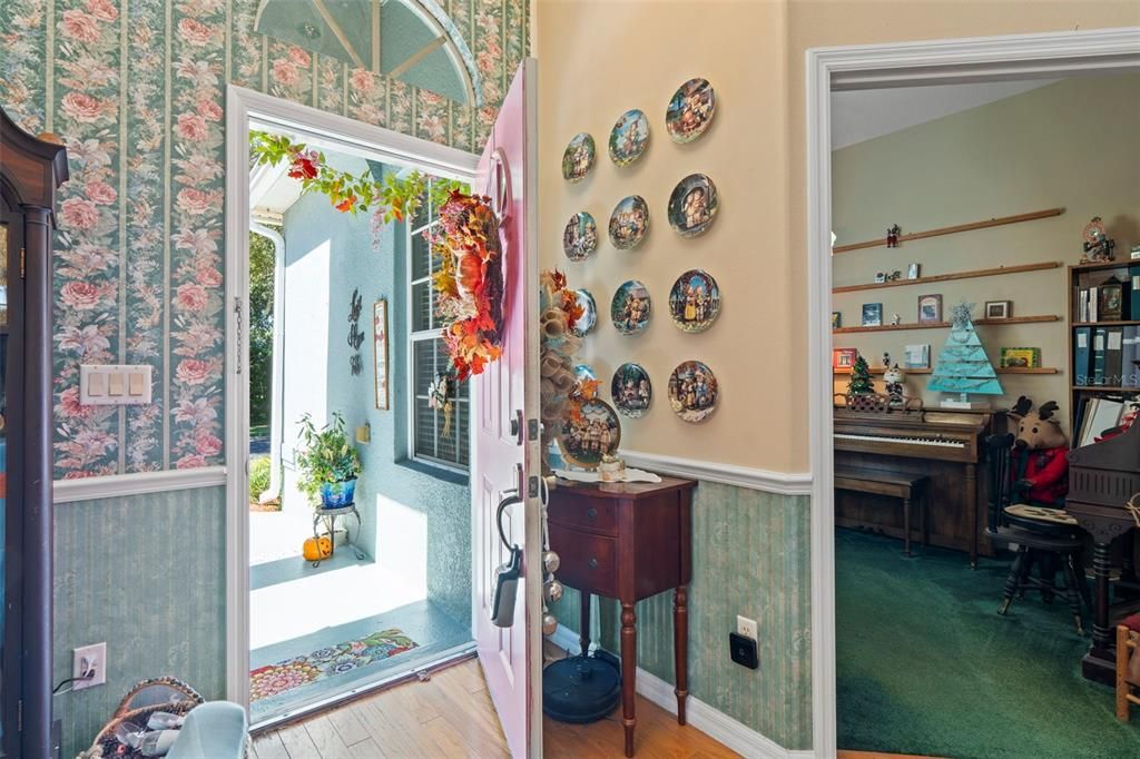 Interior, Piano, Wood Texture Flooring
