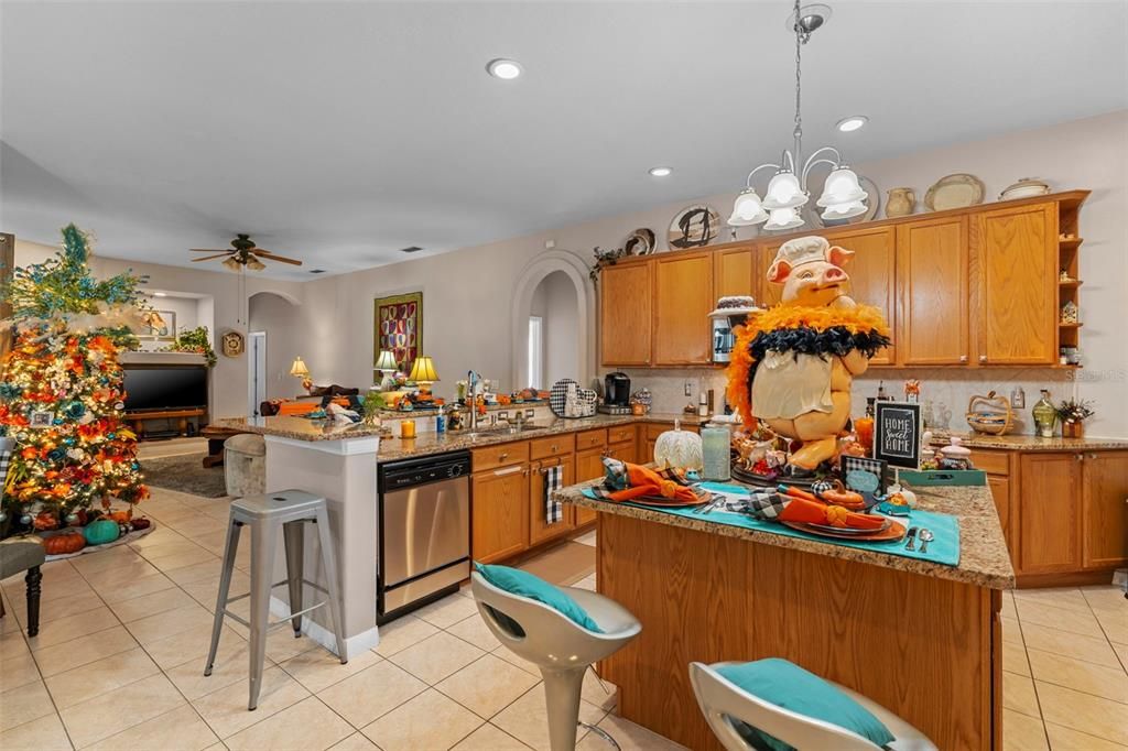 Interior, Kitchen, Recessed Lighting, Stainless Steel Appliances