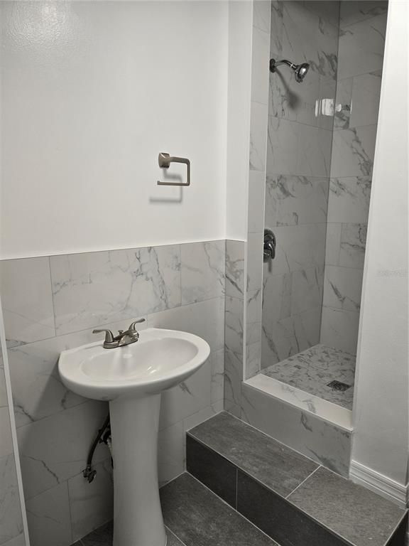 Bathroom, Interior, Marble Walls
