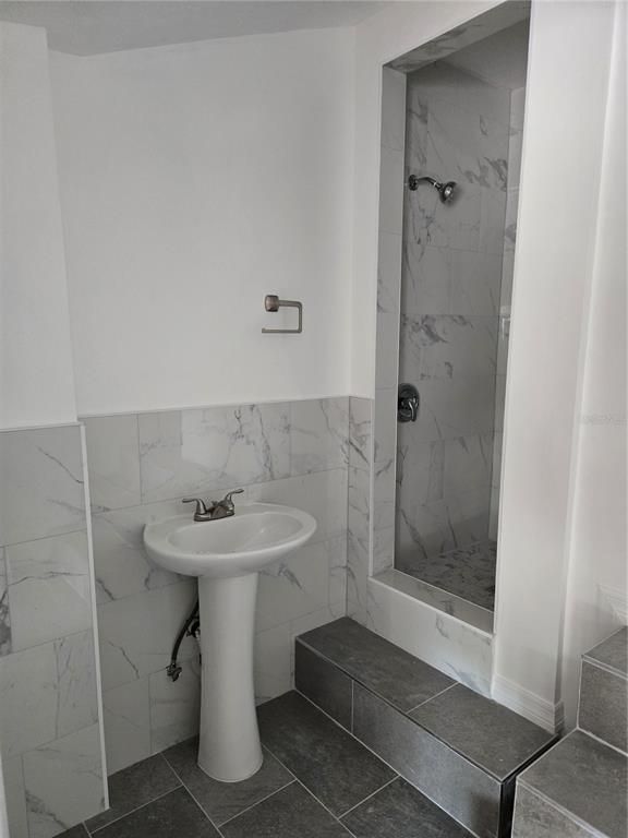 Bathroom, Interior, Marble Walls
