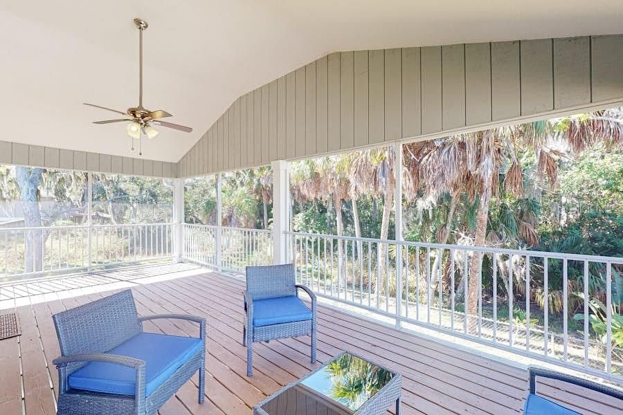 Interior, Sun Room, Wood Texture Flooring