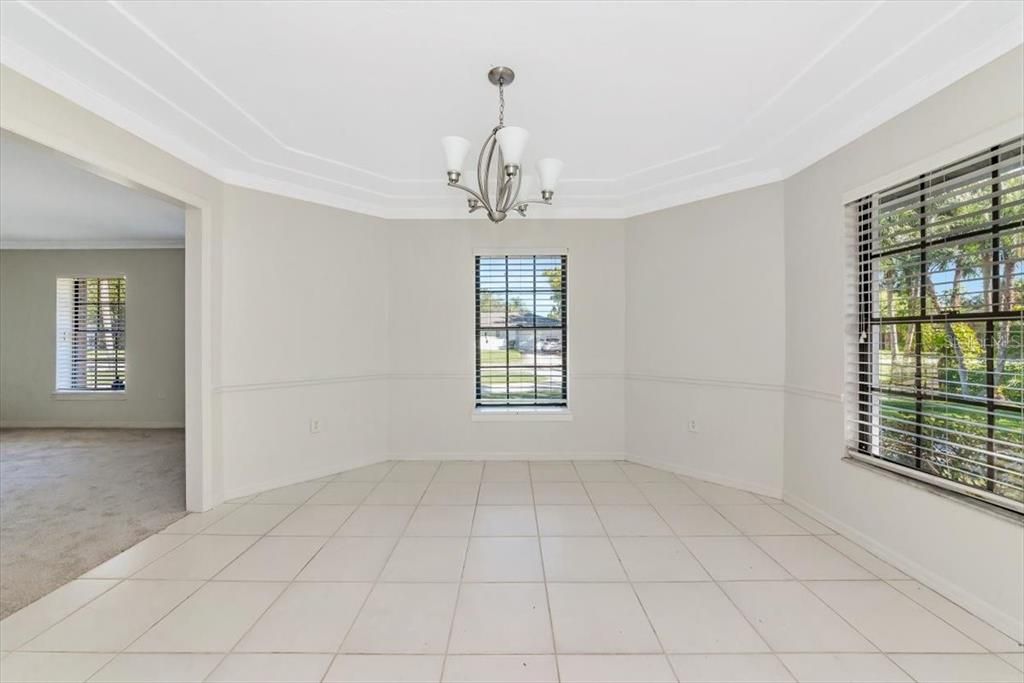 Chandelier, Empty room, Interior