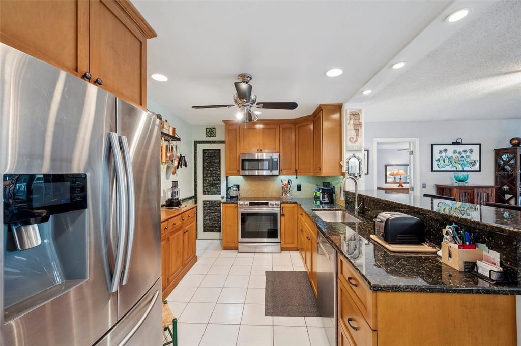 Interior, Kitchen, Recessed Lighting, Stainless Steel Appliances