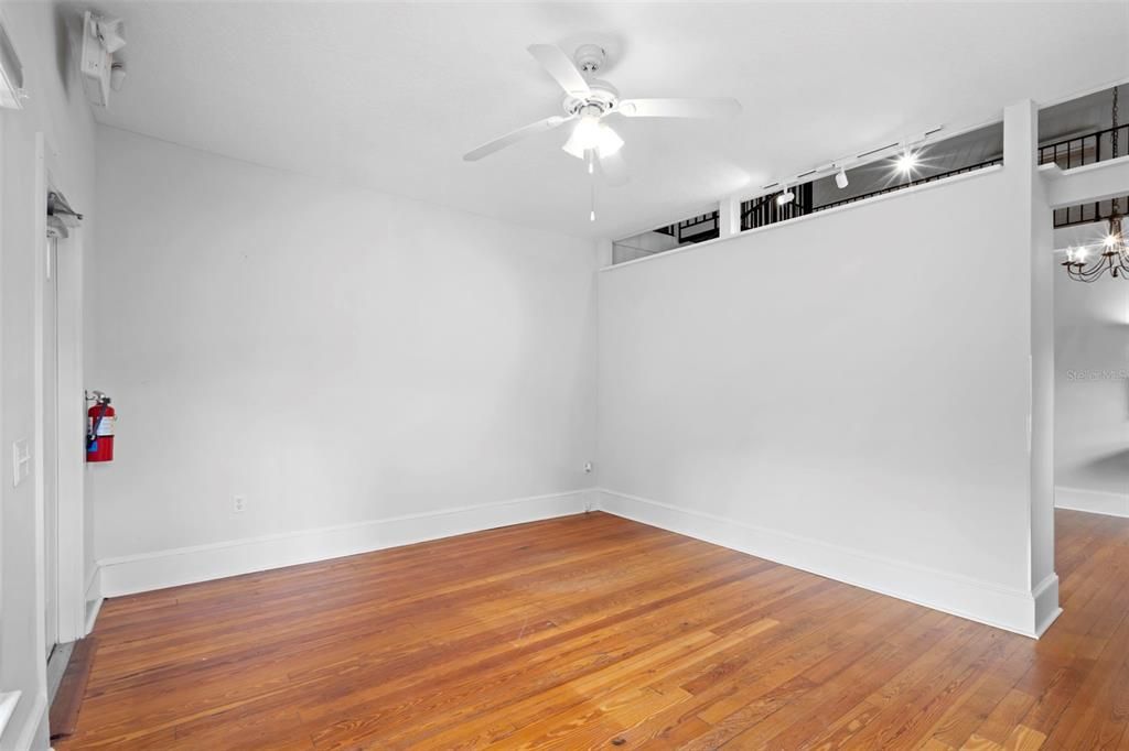 Chandelier, Empty room, Interior, Wood Texture Flooring