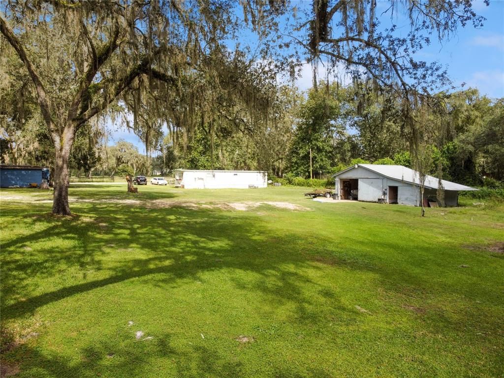 Backyard, Detached Garage, Exterior