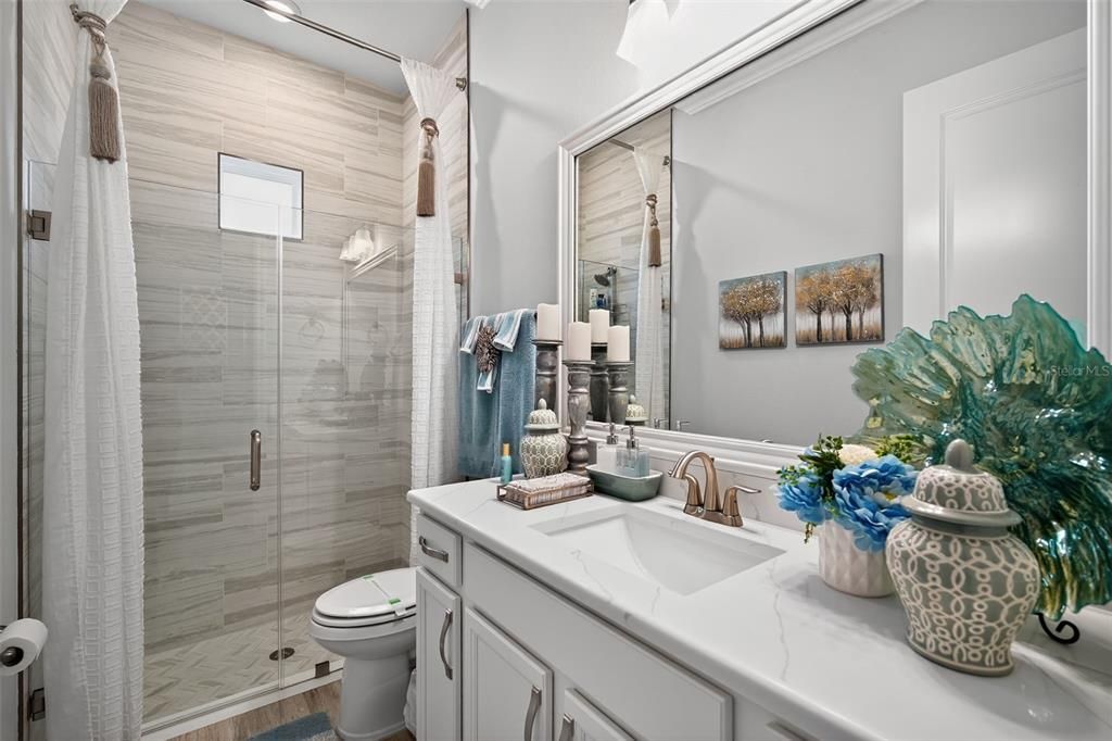 Bathroom, Glass Shower, Interior