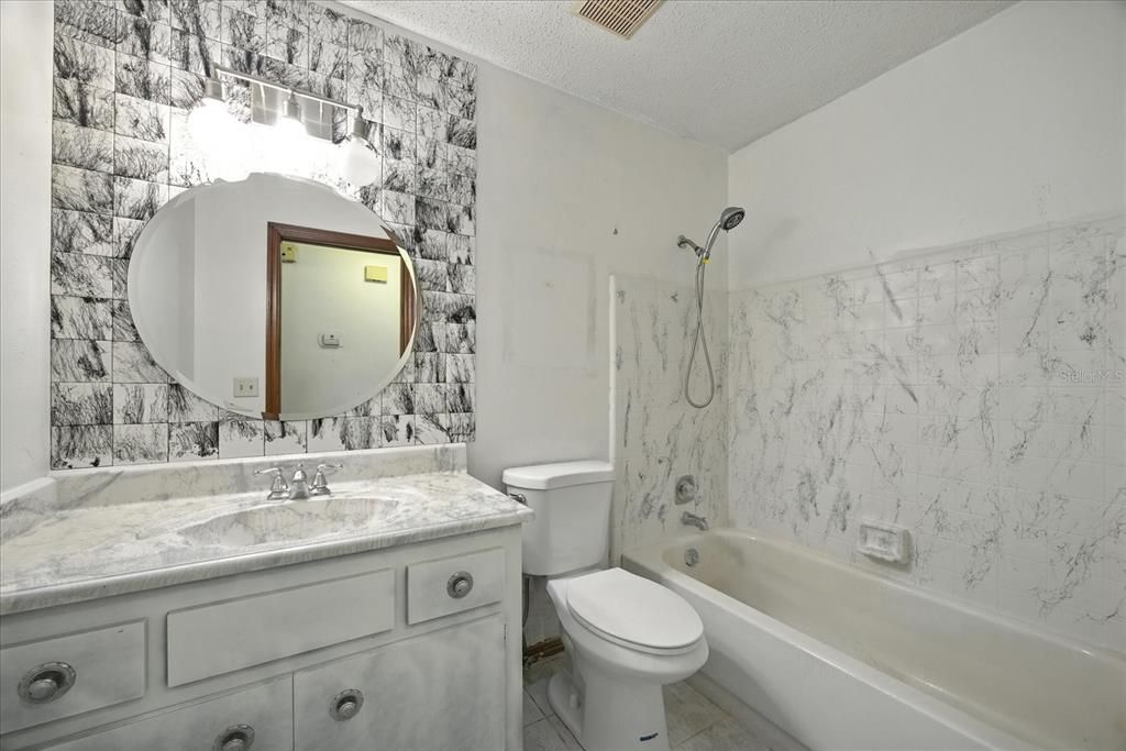 Bathroom, Interior, Marble Walls