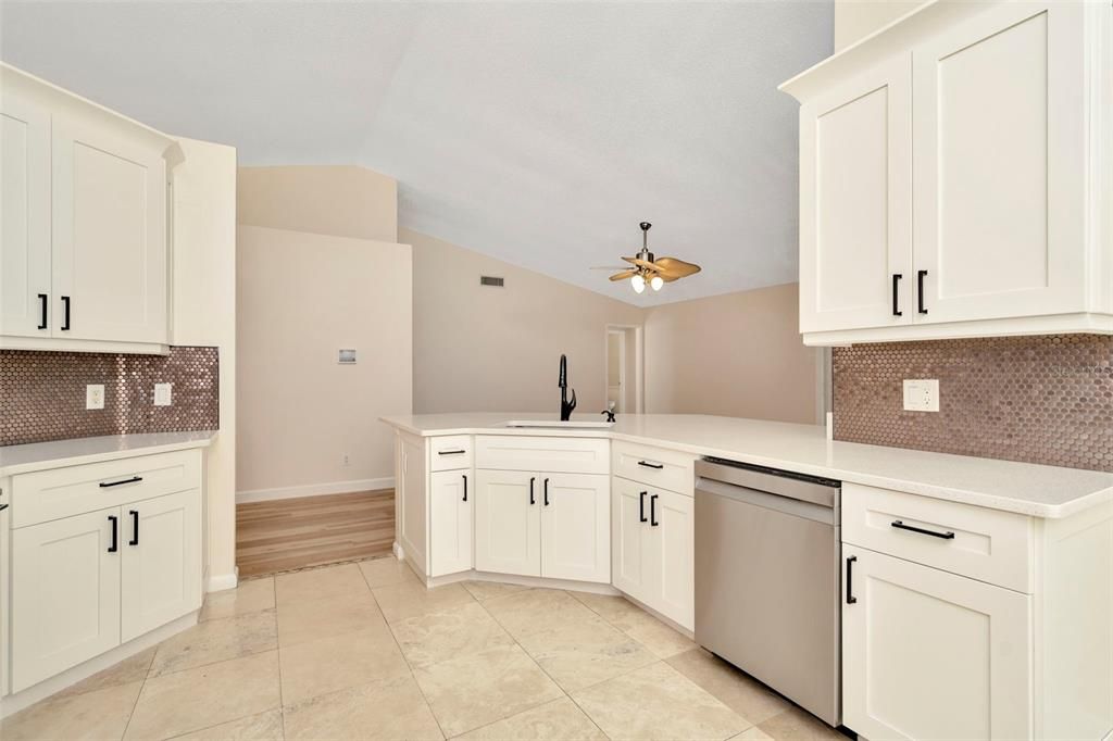 Interior, Kitchen, Wood Texture Flooring