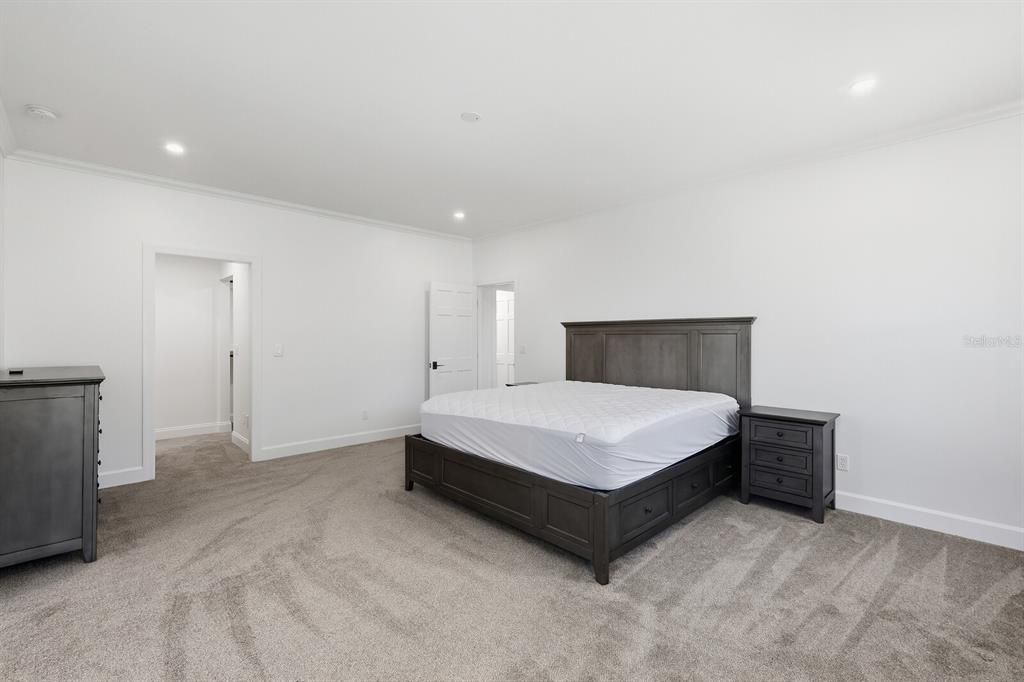 Bedroom, Interior, Recessed Lighting
