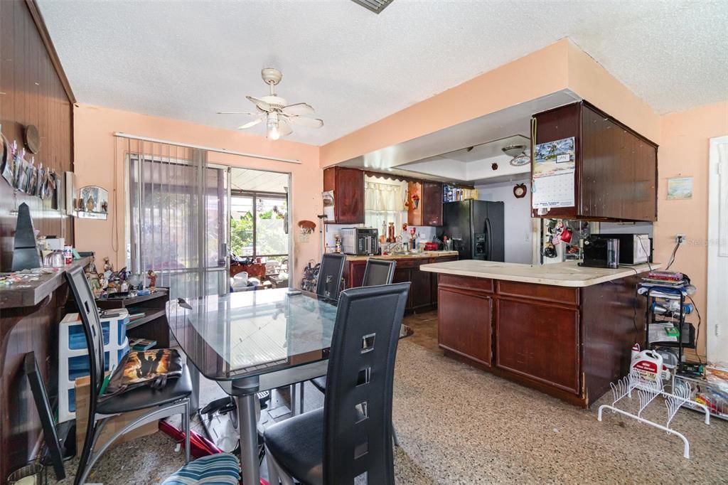 Dining room, Interior, Kitchen