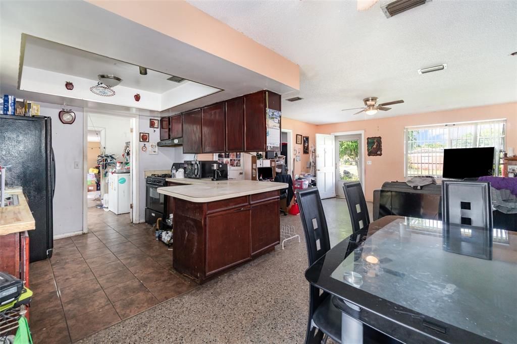 Dining room, Interior, Kitchen