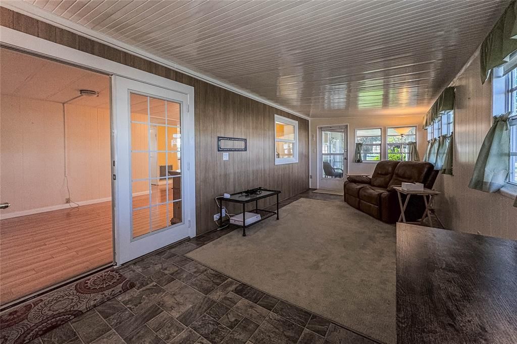 Interior, Living room, Wood Texture Flooring, Wooden Walls